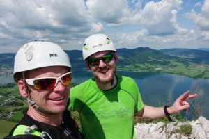 Us at the top (Climbing Holiday June 2019)