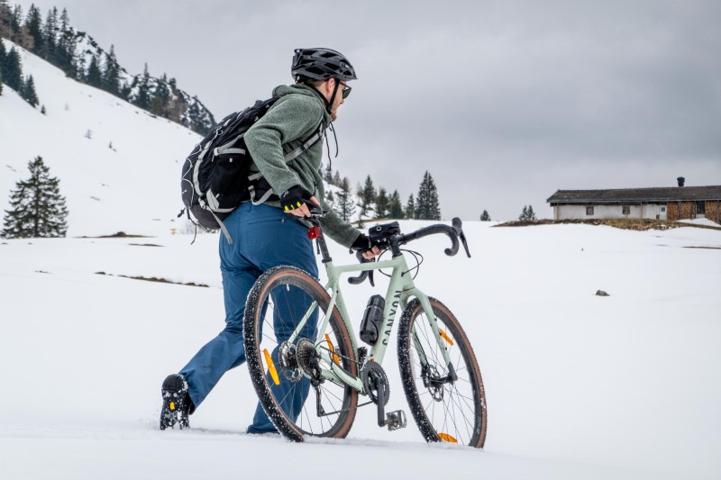 Johannes and the white gravel (Multisport weekend in Austria March 2024)