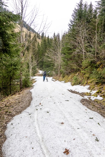 More pushing through snow (Multisport weekend in Austria March 2024)
