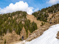 Path next to snow (Multisport weekend in Austria March 2024)