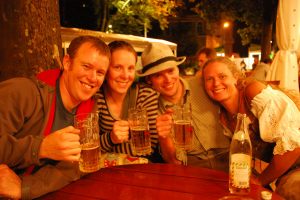 Al, Amber, Cris, and Frauke at Festwoche (Kempten, Germany)