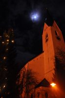 Church at night (Oberstdorf, Germany)