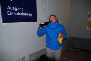 Cris is caught in the act (Germany)