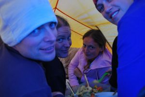 Dinner time 2 (Tramping Schrecksee, Germany)