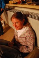 Frauke (Dinner at my flat, Oberstdorf, Germany)