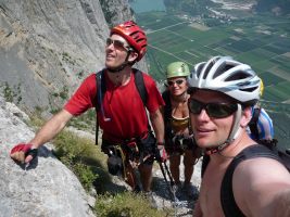 Klettersteigers (Lago di Garda, Italy)