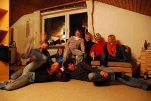 Posy (Dinner at my flat, Oberstdorf, Germany)