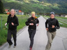 The team running (Faszi Adventure, Haiming, Austria)