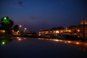 Town by night (Italy)