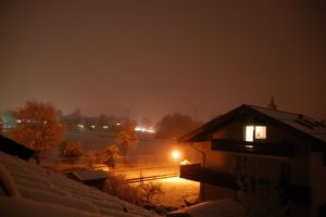 View from flat skylight (Oberstdorf, Germany)