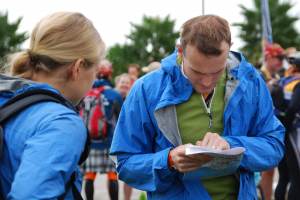 Aaron planning something (Portugal ARWC 2009)