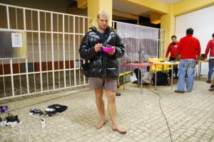 Cris waiting for Nike (Portugal ARWC 2009)