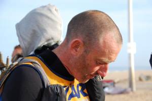 George at the finish (Portugal ARWC 2009)