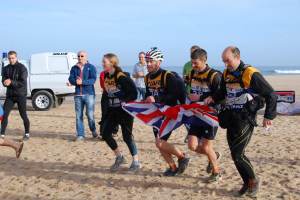 Helly Hanson come into the finish (Portugal ARWC 2009)