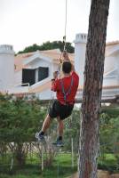 Mike hanging from a tree 2 (Portugal ARWC 2009)