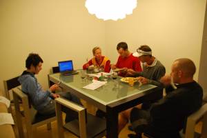 Pre-race dinner (Portugal ARWC 2009)