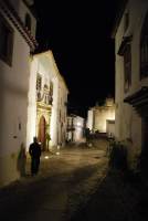 Walking down from the castle by night (Portugal ARWC 2009)