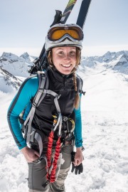 Leonie 3 (Arlberger Winterklettersteig March 2017)