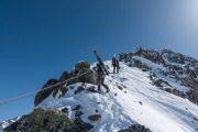 On the ridge (Arlberger Winterklettersteig March 2017)