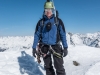 Cris posing (Arlberger Winterklettersteig March 2017)