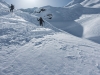 Heading down (Arlberger Winterklettersteig March 2017)