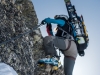 Leonie climbing 2 (Arlberger Winterklettersteig March 2017)