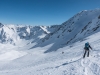 Leonie descending 2 (Arlberger Winterklettersteig March 2017)