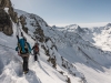 On the side (Arlberger Winterklettersteig March 2017)