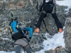 Onto the rope (Arlberger Winterklettersteig March 2017)