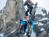 Tricky bit (Arlberger Winterklettersteig March 2017)