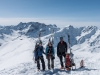 Us on the Mitterkarspitze (Arlberger Winterklettersteig March 2017)