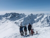 Us on the Mitterkarspitze (Arlberger Winterklettersteig March 2017)