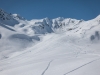 View back up (Arlberger Winterklettersteig March 2017)