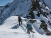 Walking along the ridge (Arlberg Winterklettersteig March 2017)