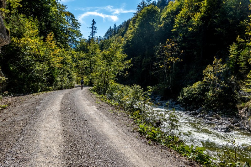 Heading down the valley (Autumn adventures Dachstein Sept 2024)
