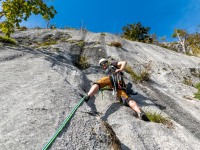 Cris leading (Autumn adventures Dachstein Sept 2024)