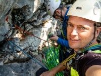 Getting ready to climb (Autumn adventures Dachstein Sept 2024)