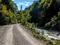 Heading down the valley (Autumn adventures Dachstein Sept 2024)