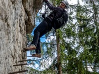 Racehl on the D section (Autumn adventures Dachstein Sept 2024)