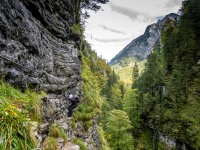 Rachel makes her way up (Autumn adventures Dachstein Sept 2024)