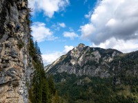 View out along the cliffs (Autumn adventures Dachstein Sept 2024)