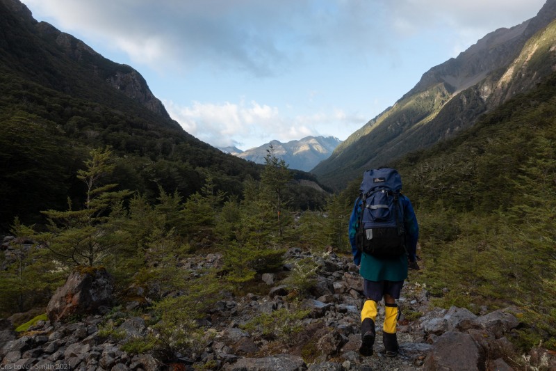 Heading towards blue sky (Avalanche Crow Tramp April 2021)