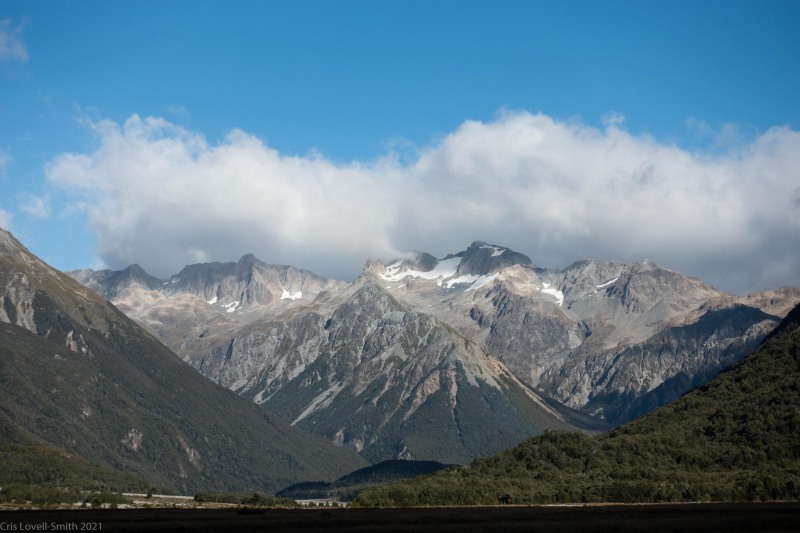 Looking back up the valley (Avalanche Crow Tramp April 2021)