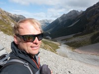 Cris and valley (Avalanche Crow Tramp April 2021)