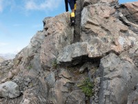 Last section to Avalanche Peak (Avalanche Crow Tramp April 2021)