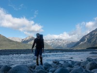 Walking out (Avalanche Crow Tramp April 2021)