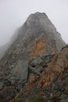 A misty ridge to follow (Ball Pass Dec 2013)