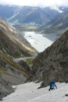 Hazel descending some more (Ball Pass Dec 2013)