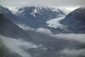 View of the Tasman Glacier (Ball Pass Dec 2013)