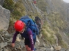 Gina climbing (Ball Pass Dec 2013)